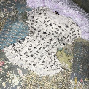 Printed Sailor T-Shirt Short Sleeved